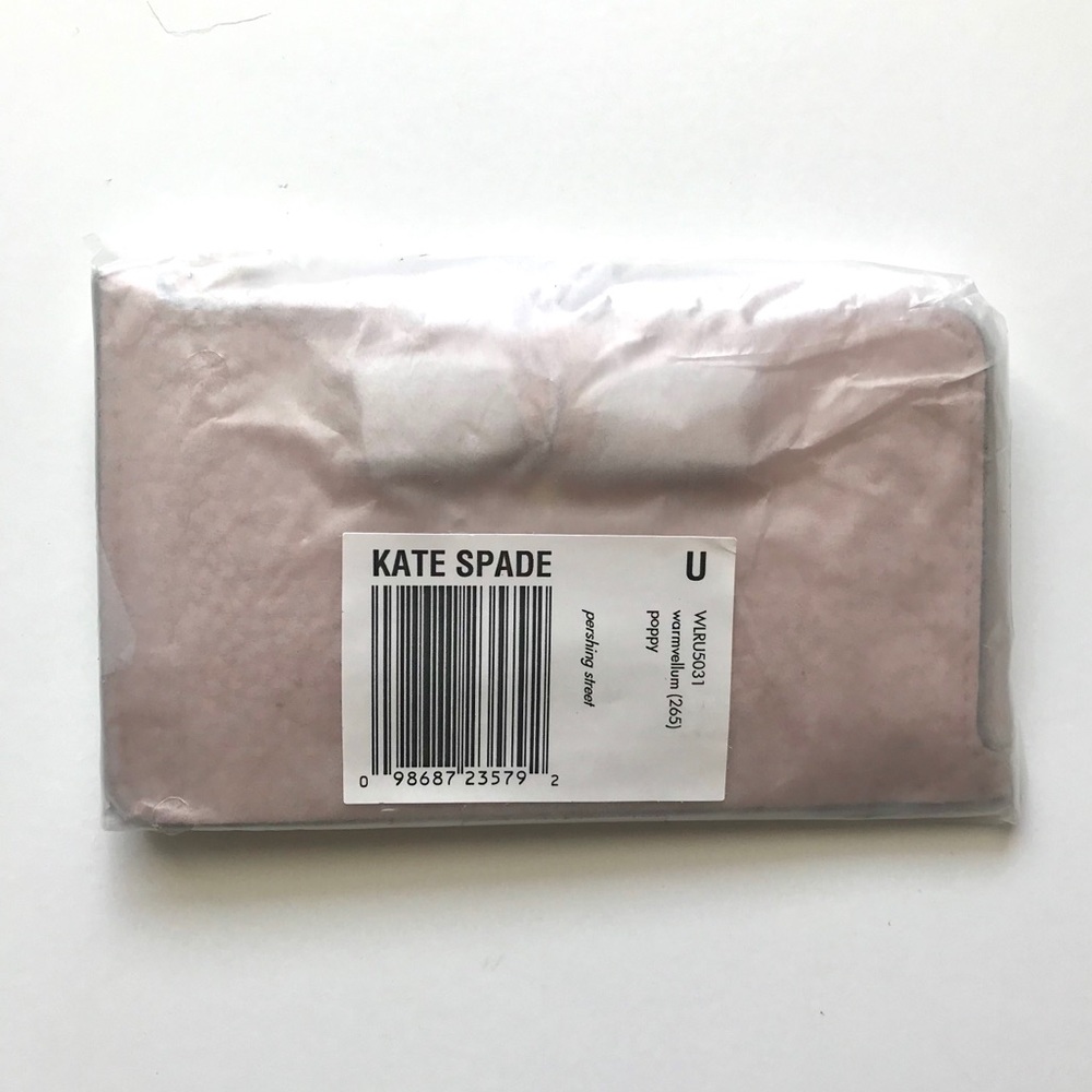 NWT Kate Spade Pershing Street Poppy Card Holder - Picture 4 of 5
